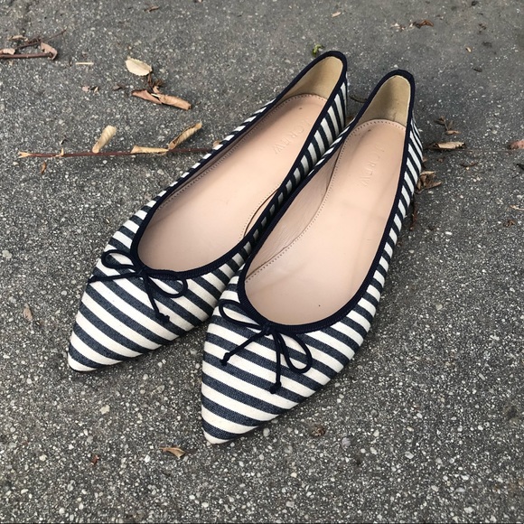 J. Crew Shoes - J.Crew striped flats